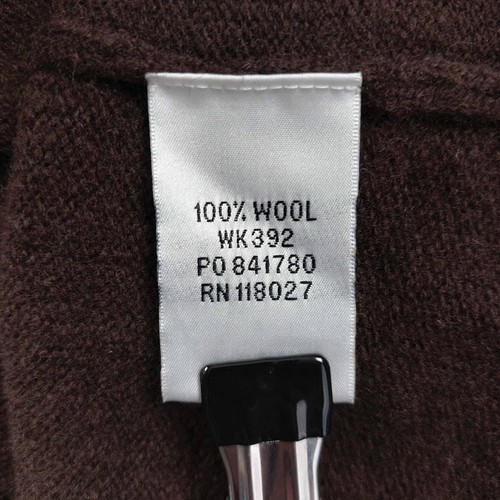 Boden Sweater Womens Sz L Brown Tan Cream Colorblock Wool Crewneck Pullover - Bild 7 von 9