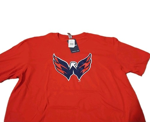 Washington Capitals Shirt Mens XL Red Tee Fanatics Casual NHL Hockey - Picture 3 of 7