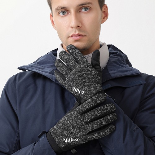 Guantes para correr de invierno con pantalla táctil antideslizantes cálidos térmicos forros de guantes hombres mujeres - Imagen 10 de 15