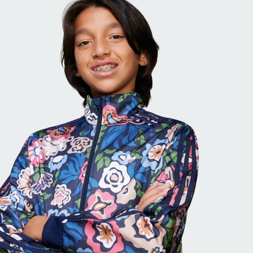 adidas kids adidas Originals x Liberty London Firebird Top Kids - Picture 4 of 36