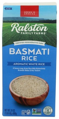 Ralston Family Farms Rice White Basmati 24 OZ Pack Of 6