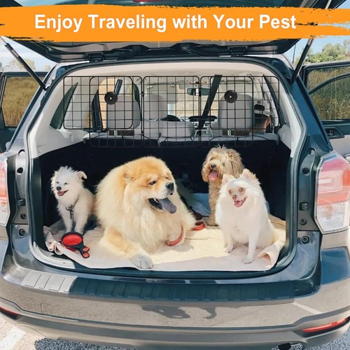 CFDXK Adjustable Dog Car Barrier for SUVs, Trucks, Vehicles, Universal Pet Di... - Picture 7 of 8