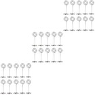 Set of 3 Tischnummern Halter Ständer Inhaber Tabellennummer Fotohalter