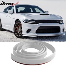 Universal Fit Front Bumper Lip Splitter Quick Chin Ez Install 100 Inch White
