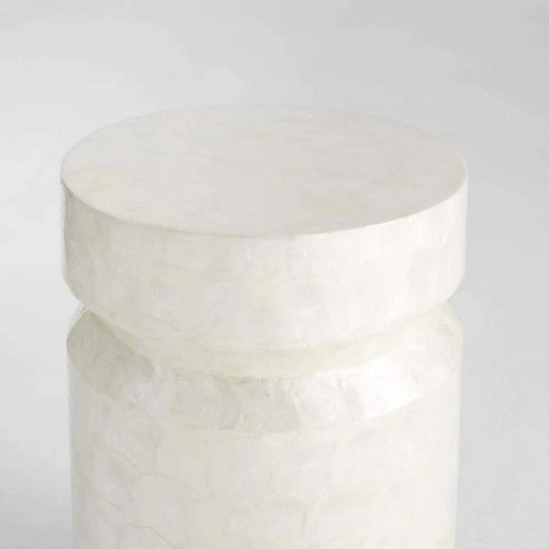 Cyan Design 11573 Triton 24 X 15.75 inch White Side Table - Picture 2 of 5