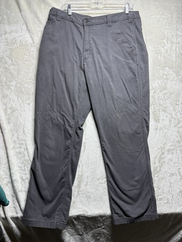 Carhartt Men’s 38-32 Pants Workwear Gray Relaxed Fit Utility Outdoors Carpenter - Picture 9 of 15