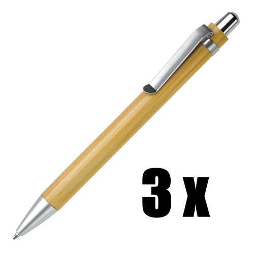Personalisierter Kugelschreiber mit Gravur - personalisiert mit Namen Bambusholz - Bild 11 von 13