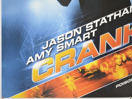 CRANK (2006) Original Cinema Quad Movie Poster - Jason Statham, Amy Smart - Imagen 4 de 5