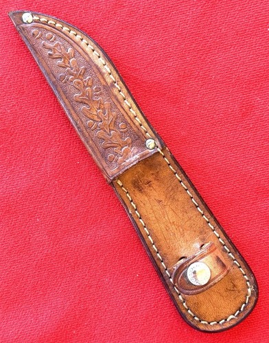 Western Cutlery Knife NOS Rare White Bird & Trout USA Sheath Estate LQQK - Picture 8 of 12