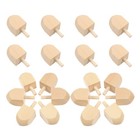  20pcs Wooden Hanukkah Dreidels - DIY Blank Unpainted Craft Tops for Spinning