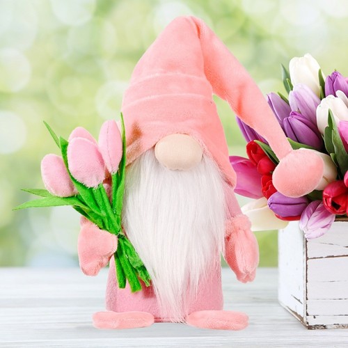 2 Pcs Plush Gnome Dolls Fall Decoration for Seasonal For Holiday Home Display - Picture 4 of 12