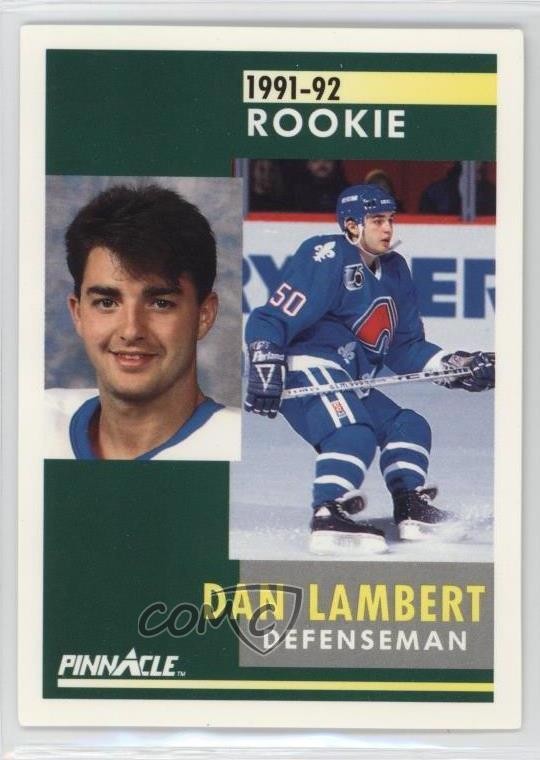 1991-92 Pinnacle Rookie Dan Lambert #346 Rookie RC 0a4