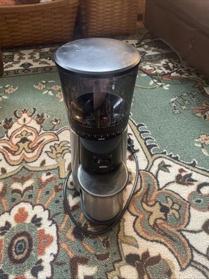 OXO Brew Conical Burr Coffee Grinder Silver Stainless Steel Burrs One-Touch