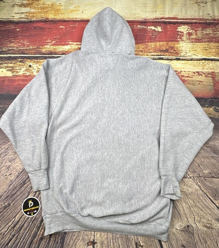 Vtg UNATHLETIC DEPT. Reverse Weave Hoodie Sweatshirt Mens XL Parody Gym Jock 90s - Picture 4 of 8