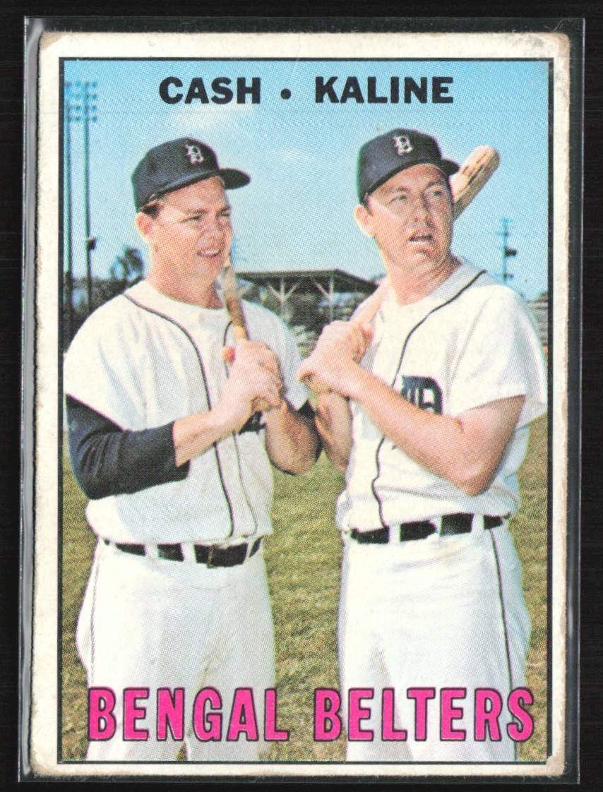 Norm Cash/Al Kaline Bengal Belters 1967 Topps D #216 Detroit Tigers