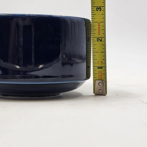 Homer Laughlin Cobalt Blue Flat Cup Jumbo 4"d x 2.5"h Best China Pattern USA Vtg - Picture 12 of 12