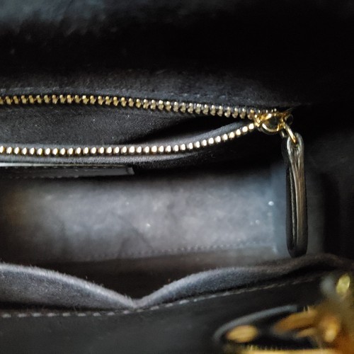 $6000 Lady Dior My dior ABC Black Lambskin Gold hardware small bag - Picture 14 of 19