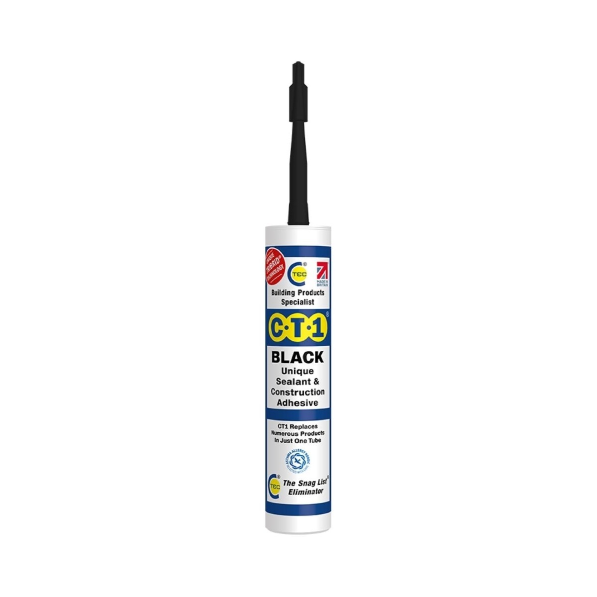 3 x CT1 Sealant & Adhesive Black 290ml - CT1535106 - Image 4