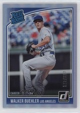 2018 Donruss Rated Rookies Stat Line Career 172/317 Walker Buehler Rooki...
