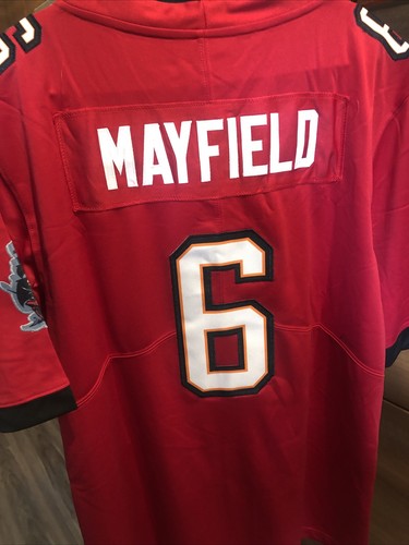 Brand New Red Baker Mayfield Tampa Bay Buccaneers Jersey Authentic NWT - Bild 2 von 2