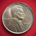 1935-D Lincoln Wheat Cent Penny BU *UNCIRCULATED* RED ACTUAL COIN 1027