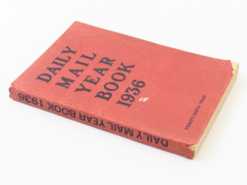 Daily Mail Year Book 1936 Softcover Vintage England/U.K. Almanac - Imagen 3 de 8