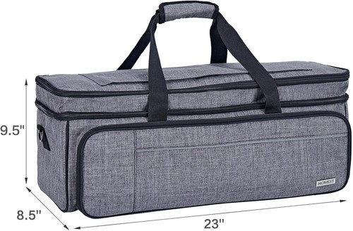 Bolsa de transporte Cricut ajustable en gris - Se adapta a Explore 3, fabricante con mucho espacio - Imagen 9 de 9
