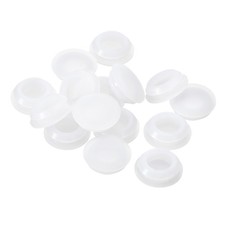 18Pcs Silicone Plugs, Rubber Round Hole Plugs for 15.5-17mm Hole, Translucent