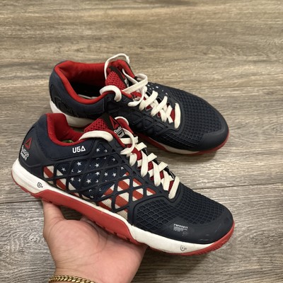 Reebok Crossfit CF74 American Flag Used Sneakers Men 7.5 Women 9