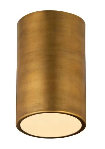 Harley Rubbed Brass Flush Mount Light Fixture by Z-Lite - 2302F1-RB - Picture 3 of 9