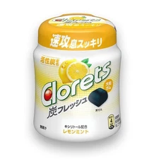 Mondelez Clorets Charcoal Fresh Lemon Mint Bottle 112G_