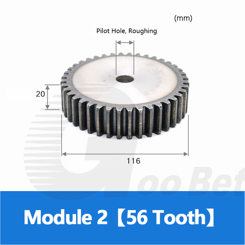 Spur Gear Steel C45 Mod 1 1.5 2 2.5 3 4 5 Flat 12 Tooth - 160 Tooth Motor Pinion - Picture 202 of 273