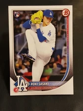 2025 Bowman #12 Roki Sasaki 🔥RC🔥 Los Angeles Dodgers