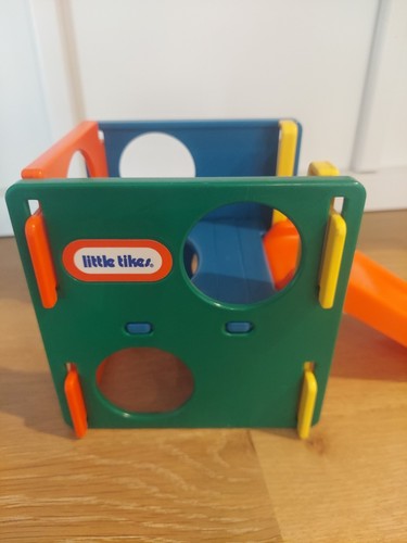 Vtg Little Tikes Mini Dollhouse Size 5" Climber Toy Playground Cube 6pc - Picture 6 of 11