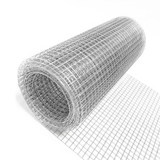 Galvanized 23 Guage Wire Hardware Mesh Welded Chicken Wire Fence Roll 4" x 10 ft