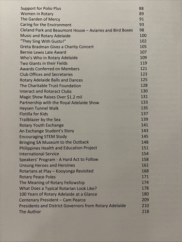 100 Not Out: An Insight Into 100 Years Of The Rotary Club Of Adelaide 2022 - Picture 3 of 12