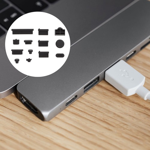 Lot de 3 prises poussière ordinateur usb ordinateur portable ordinateur portable ordinateur port bouchon - Photo 10 sur 12