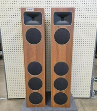 MartinLogan Foundation F1 Floorstanding Speaker(Pair) Walnut(Used w/Dents)d#1976