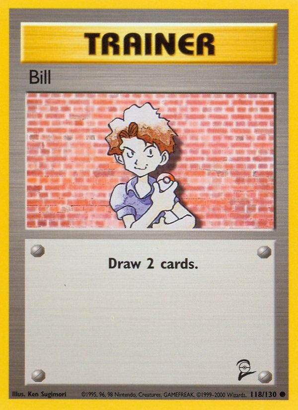 Pokemon Bill (118/132) Base Set 2 DMG