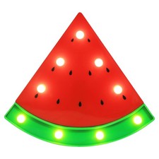 LED Marquee Signs Watermelon Night Lights, Battery Operated Watermelon Shaped...