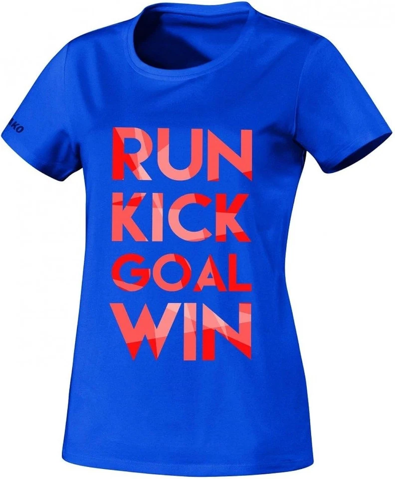 JAKO Herren T-Shirt Kurzarmshirt Oberteil Win, Blau, M - Bild 1 von 1