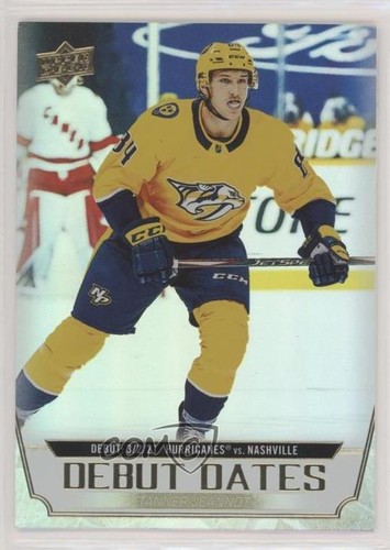 2022-23 Upper Deck Series 1 Debut Dates Gold Tanner Jeannot #DD-24
