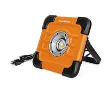 EverBrite 60W 5000LM CREE COB Work Light Portable Aluminium Flood Light w/Stand
