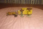 Vintage 1950's Tin Friction Toy Horse Man wagon horse Man whip wagon moves. — photo 5
