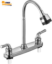 RV Kitchen Faucet Non-Metallic, Flexible Spout for Campers, Motorhomes, Travel