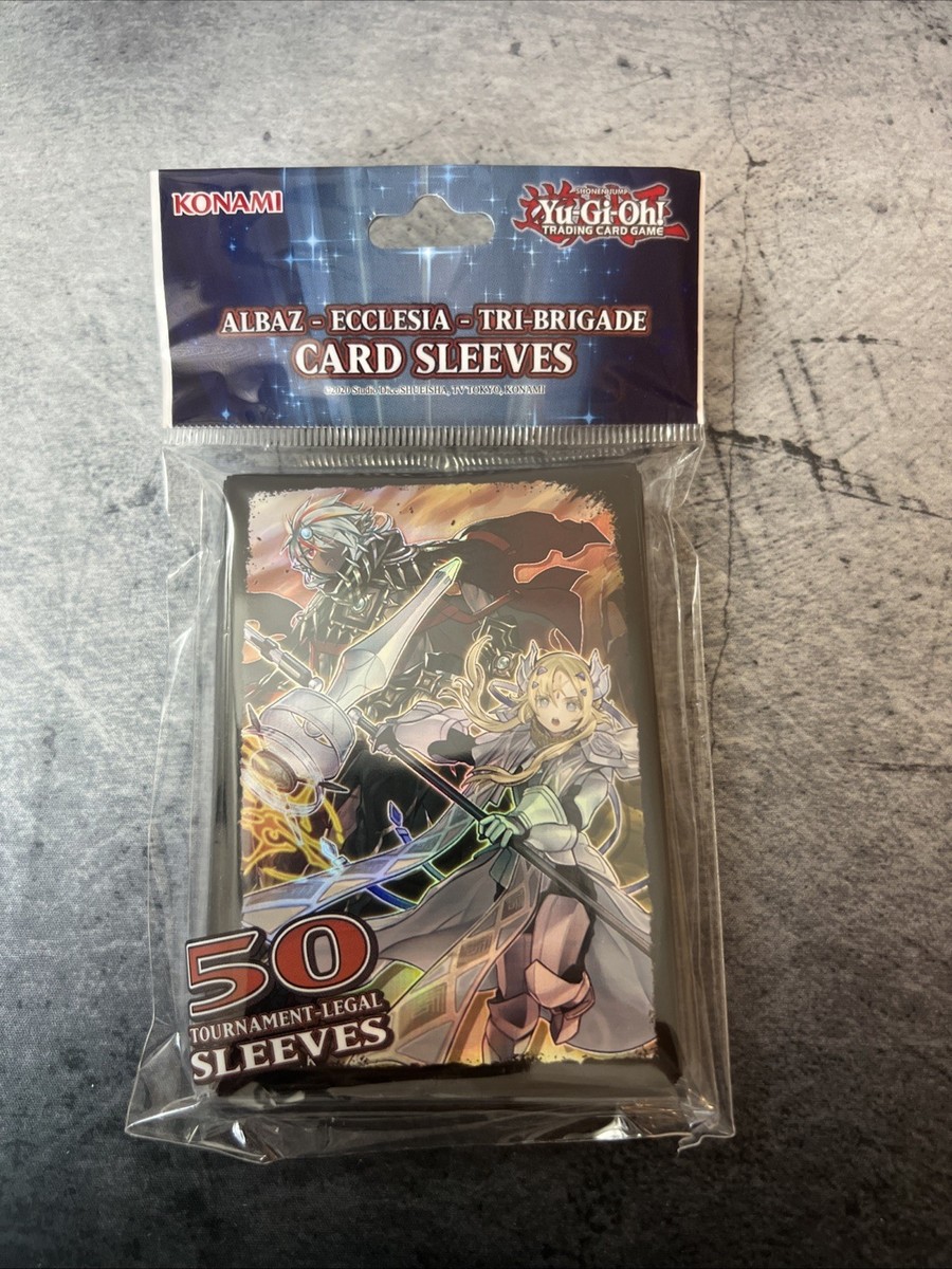 albaz - ecclesia - tri-brigade card sleeves YuGiOh Trading Game Brigade Card [50 Count] : Toys & Games Brigade Card Case is large enough to hold a main deck Yu-Gi-Oh! - Albaz Ecclesia Tri