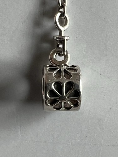 Pandora Sterling Silver 7.5cm Safety Chain with Charm at Each End - Picture 2 of 3