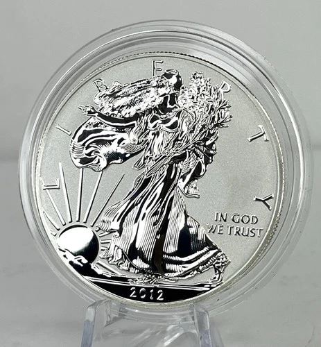 2012 S Reverse Proof Silver Eagle 1 oz San Francisco in Capsule
