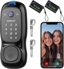 3-in-1 Security Video Smart Lock Built-in Wi-Fi 2K Camera+Doorbell+Door Lock