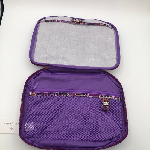Lighten Up Travel Seat Back Organizer Dream Diamonds Purple Vera Bradley NWT - Picture 3 of 6